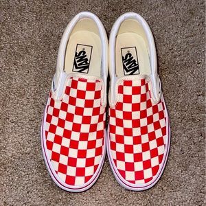 Vans checkerboard slip-ons